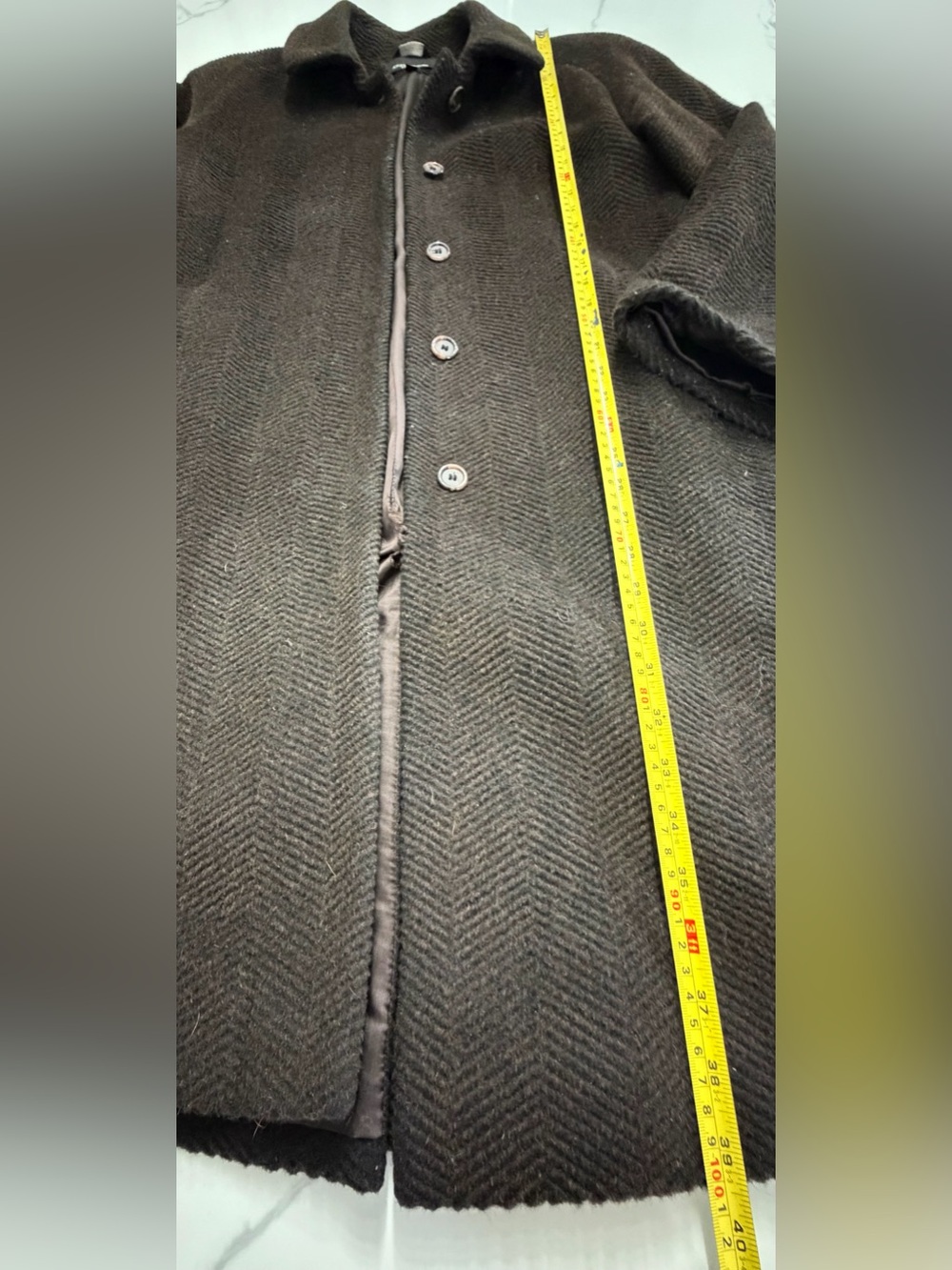 Vintage New York dark brown coat sz.8 - Picture 4 of 9